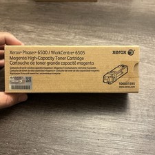 Genuine Xerox 106R01595 Magenta Toner for Phaser 6500 & WorkCentre 6505 NEW picture