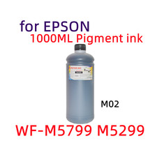 1000ML Premium Pigment Black refill ink WF-M5799 WF-M5299 M02 M02XL M02XXL picture
