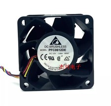 Delta PFC0612DE 6038 12V 1.68A 6CM 3-Wire Dual Ball Cooling Fan picture