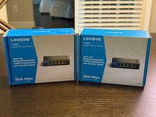 2x Linksys SE3005 V2 5-port Gigabit Ethernet Switches picture
