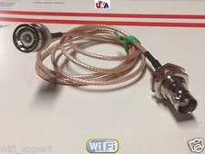 BNC Male to BNC Female RG316 RF Coax Cable Adapter NEW 1-20' Assembled in the US picture