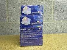 1 Lot of 4 Genuine EPSON Stylus S020093 C13S02011020 ink Cartridge Exp. 10/2005 picture