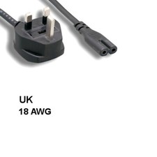 UK 6 Ft Power Cord for HP DESKJET PRINTER 6940 D1560 D2663 F2110 picture