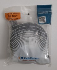 (2-pack) Cable Matters Low-Profile Right-Angle to Angled AC Power Cord - 6' Long picture