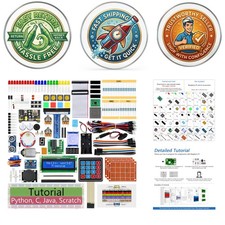 Comprehensive Raspberry Pi 5 & 4 Compatibility Kit with 128 Projects & 4GB RAM picture