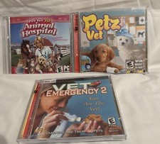 Petz Vet, Pet Vet 3D Animal Hospital & Vet Emergency 2 CD-ROM Software 2 Discs picture
