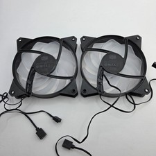 Cooler Master 120mm ARGB Case Fan Lot of 2 12V DC 1200±200RPM Rifle picture