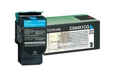 Lexmark C544X1CG Cyan Toner Cartridge C544 C546 X548 - Sealed Box Genuine picture