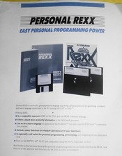 1989 Personal REXX, by Mansfield Software,  brochure. 
