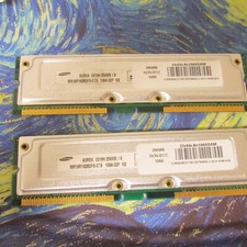 Samsung MR16R1628DF0-CT9 512 MB (2 X  256 MB)  / ECC Rdram Rimm PC800 picture