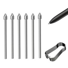 6 PCS Galaxy Tab S Pen Metal Nibs/Tips Replacement for Samsung silver  picture
