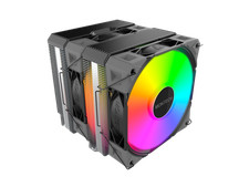 MONTECH NX600 ARGB Dual-Tower CPU Air Cooler with 6 Heatpipes & Premium Top Cove picture