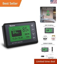 Robust 500A Battery Monitor and Tester with Shunt - High Accuracy LCD Display picture