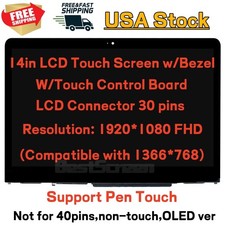 N140HCE-EBA REV.C1 For HP Pavilion X360 14-BA051CL FHD LCD Touch Screen Assembly picture