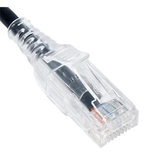 ICC Patch cord cat 6 slim clear sr 7ft bk TDICC-ICPCSH07BK Patchcords picture