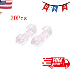 20PCS Cable Clips Cord Organizer Self Adhesive Wire Holder Desk Cable Management picture