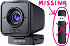 TOALLIN 1080P HD Wireless Webcam for PC Noise-cancelling Built-in microphon READ picture