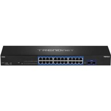 TRENDnet 24-Port Gigabit Switch with 2 x 10G SFP+ Slots (teg-30262) (teg30262) picture