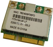 Broadcom BCM94313HMG2L 802.11b/g/n WLAN PCIe Half OEM Foxconn T77H194.00 picture