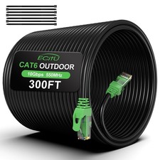 300FT Cat6 Outdoor Ethernet Cable, In-Ground, Heavy Duty Direct Burial -SALE OFF picture