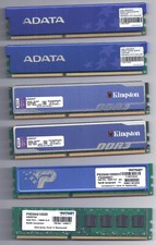 3 sets (2x4GB) DDR3, PC3  1333MHz, Tested (2 ADATA, 2 Kingston, 2 Patriot) picture