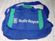 RARE Rolls Royce Heli Expo 2009 Promotional Shoulder Messenger Bag Blue Teal picture