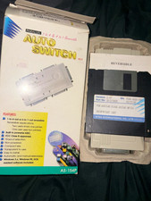 Vintage ATEN AS-154P Paralel Auto Switch 4-Way Reversible NOS Box 3.5 Floppy NOS picture