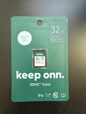 Onn 32GB SDHC Flash Memory Card up to 100MB/S Read Speed- LOT OF 5 picture