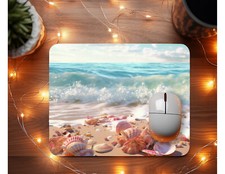 Beach themed neoprene PC/laptop Mouse Pad, CHOICE, , gifts, USA picture