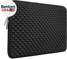 14 Inch Laptop Sleeve Diamond Foam Shock Resistant Neoprene Padded Case Fluffy L picture