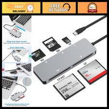 5-in-1 CFast Card Reader USB C - 5Gbps Memory Card Adapter for CF/SD/TF/XD picture