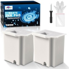 Waste Ink White Pad 2 Packs with Reset Software, 2 picture