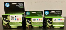 HP Genuine 1 Pack 950/951, 2 Pack 951 Ink Cartridges EXP 2023/2024 *NEW* picture