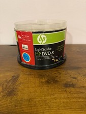 HP LightScribe DVD-R 50 Pack New Unused Blank DVDs Open Package  picture
