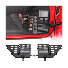 DIAMOOKY Upgraded Metal Front Door Pocket Storage Box for Jeep Wrangler JK JK... picture