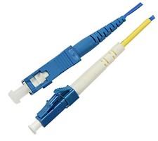 10 PACK LOT Corning 10m Simplex LC-SC UPC 9/125 Singlemo Fiber Cable Yellow 33FT picture