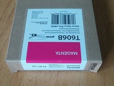 11-2013 GENUINE EPSON T606B MAGENTA 220ml K3 INK STYLUS PRO 4800 picture
