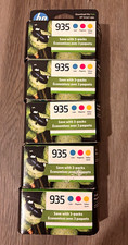 HP 935 Genuine Original Inkjet Ink Cartridges CMY 3-Pack, Lot of 5 Boxes picture