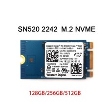 WD PC SN520 NVMe 128GB 256GB 512GB M.2 2242 PCIe3x2 For Lenovo T470 T480 Laptop picture