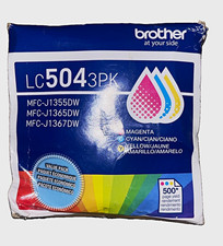 Brother Genuine Original LC5043PK Inkjet Ink Cyan Magenta Yellow 3-Pack picture