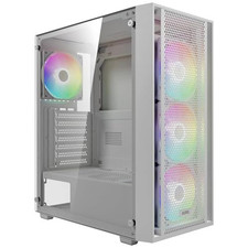 Gamdias White ATX Mid Tower Gaming PC Case FOR PARTS/REPAIR picture