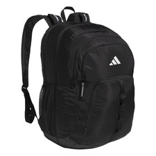 adidas Primetime School Backpack 41L One Size, Black/White picture