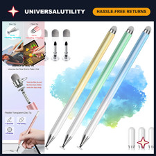 2-in-1 High Precision Stylus Pens for Touch Screens - 3 Pack (Blue, Green, Yello picture