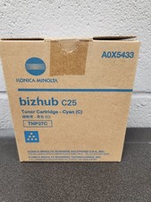 Konica Minolta TNP27C (A0X5433) Cyan Toner Cartridge Genuine OEM Original picture