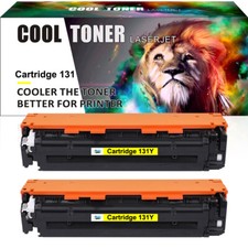 For Canon 131H 131 Toner Set Black Cyan Magenta Yellow Genuine OEM CRG-131H  Lot picture