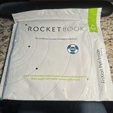 Rocketbook Smart Reusable Notebook Dot-Grid Eco-Friendly W/ Pen Dark Blue picture