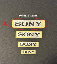 1 Pc Silver PVC Sticker Label Decal  Badge for Sony picture