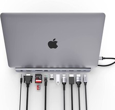 LENTION USB C Docking Station with 100W PD 4K HDMI/DisplayPort VGA Ethernet C... picture