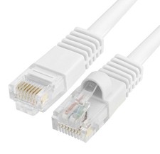 5FT Cat5e Ethernet Cable UTP LAN Network Patch Cord RJ45 Cat 5e Cable - White picture