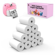 10 Rolls Kids Camera Paper Roll Refill  HD Printing Thermal Print Paper, Comp... picture